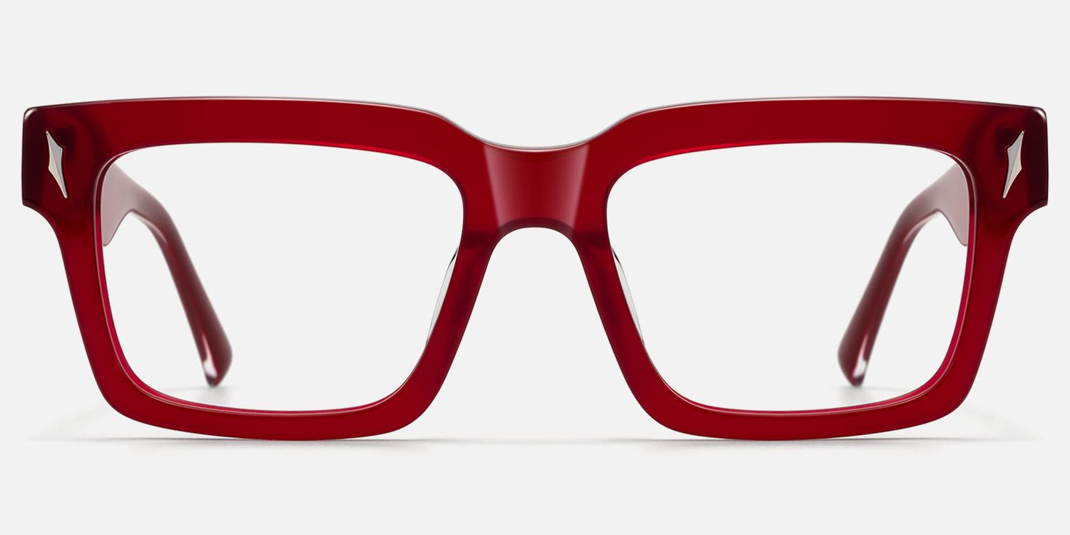 Razor - Rectangle Red Eyeglasses product image