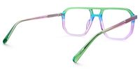Liam - Aviator Multicolor Eyeglasses | Vooglam Side View