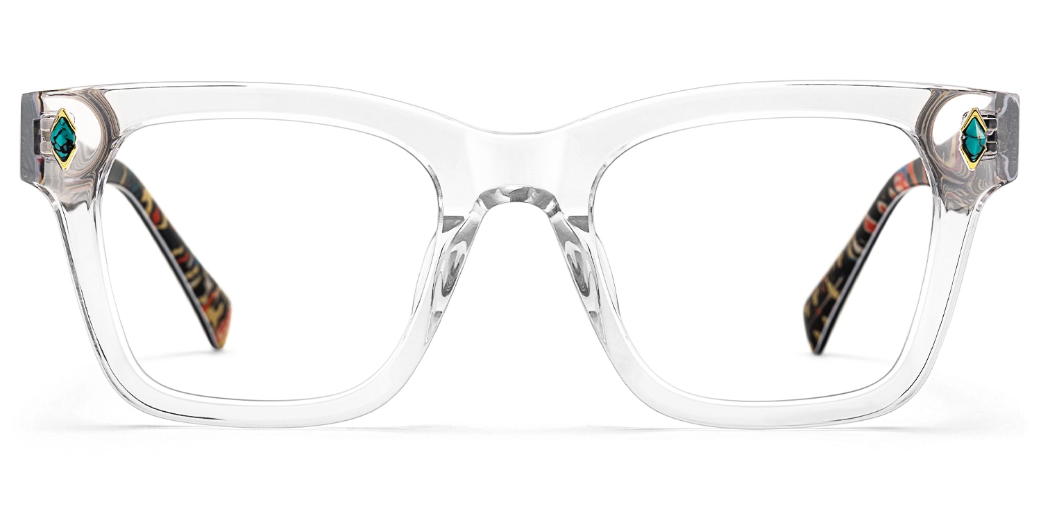 

Adinkra - Square Transparent Eyeglasses