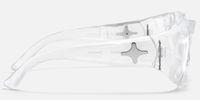 The Geologist - Geometric Transparent Eyeglasses | Vooglam Side View