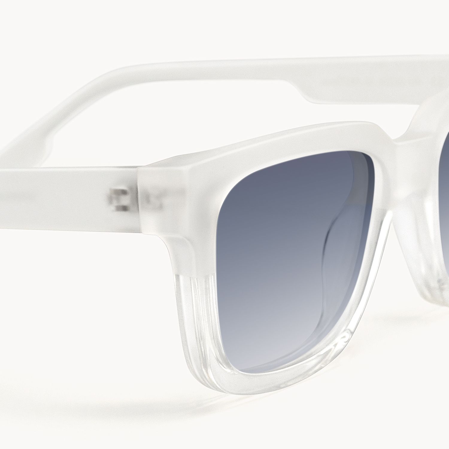 Strobe - Rectangle Transparent Sunglasses - 4