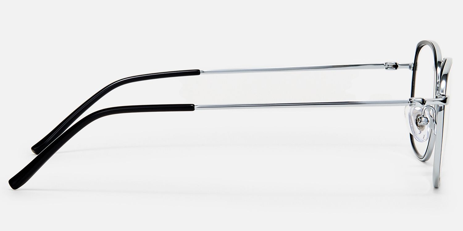 Static - Oval Silver Eyeglasses product detail 3
