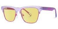 Polka - Square Purple Sunglasses - 2