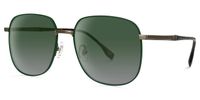 Eiichi - Square Green Sunglasses | Vooglam Front View