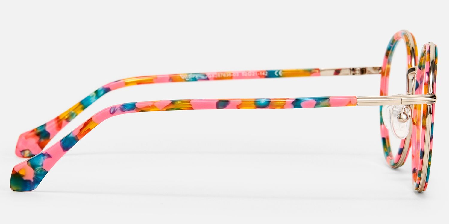 Alma - Round Multicolor Eyeglasses product detail 3