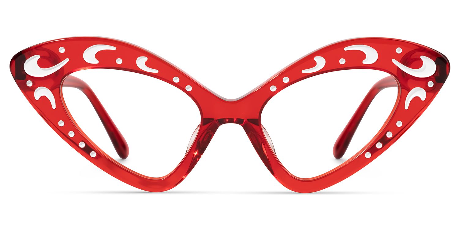 Keyshawn - Cat Eye Red Eyeglasses product detail 2