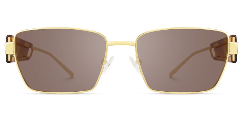 Rogue - Rectangle Gold Sunglasses