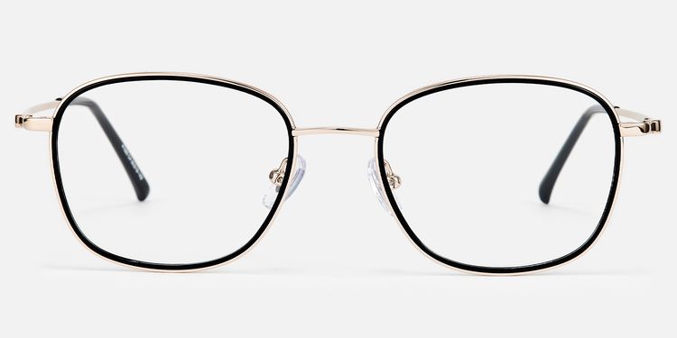 Static - Oval Gold Eyeglasses by Vooglam
