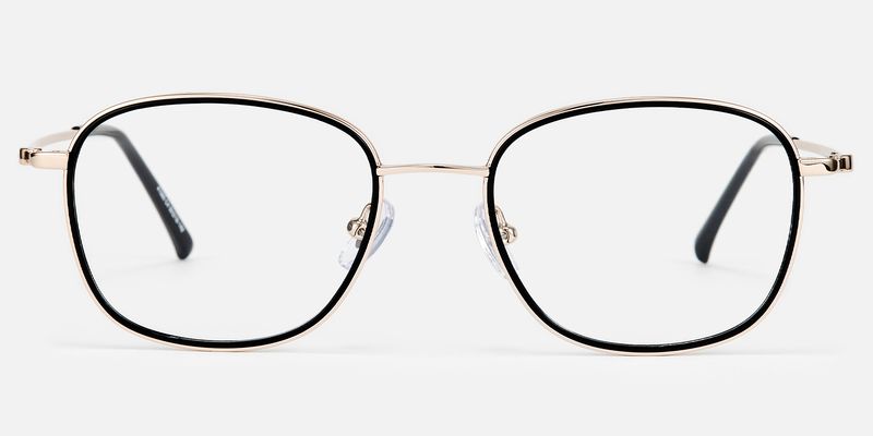 Static - Oval Gold Eyeglasses