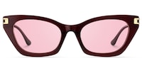 Siren - Cat Eye Red Sunglasses - 1