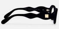 Royale - Oval Black Eyeglasses | Vooglam Side View