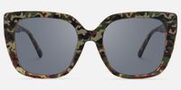 Sargent - Square Pattern Sunglasses | Vooglam Angle View