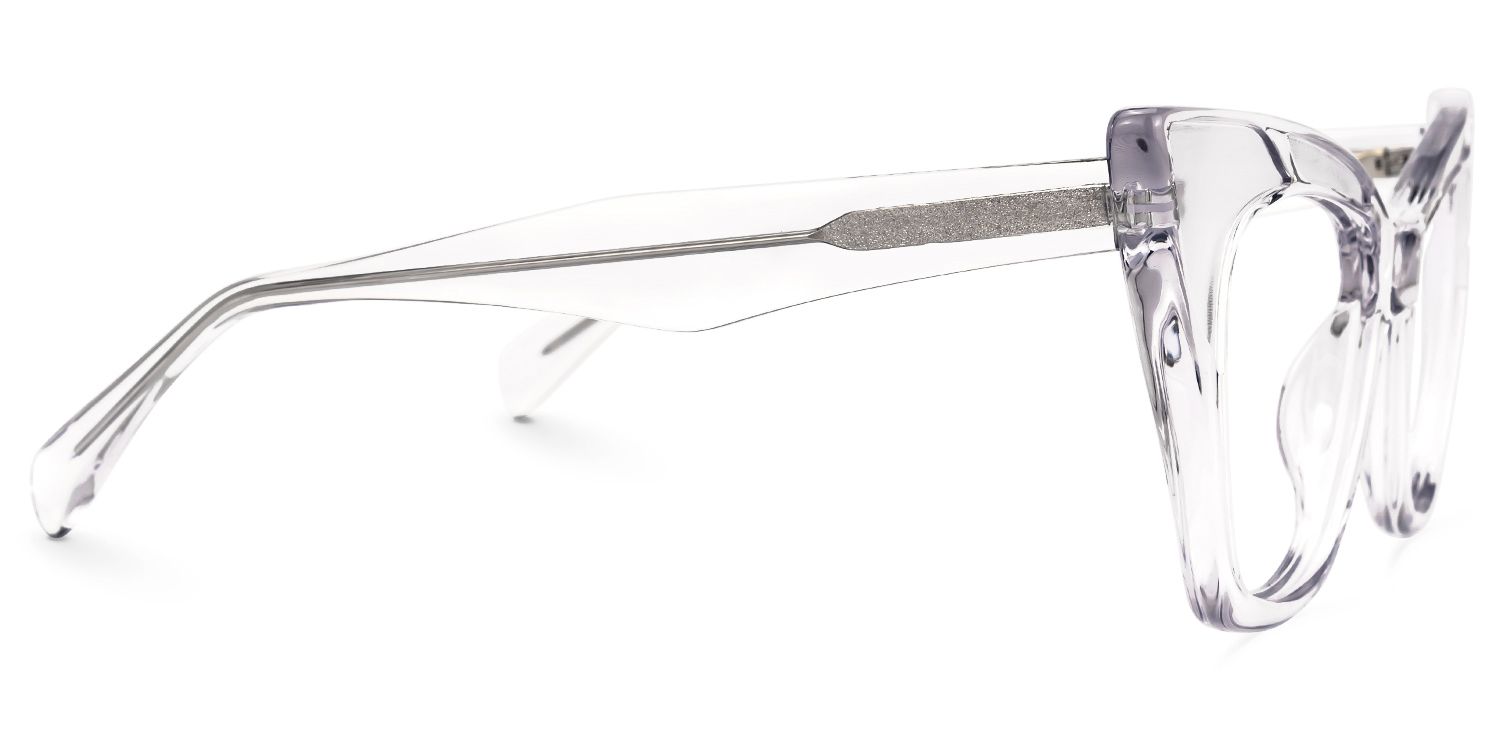 Aelius - Cat Eye Crystal Eyeglasses by Vooglam - Product View 4