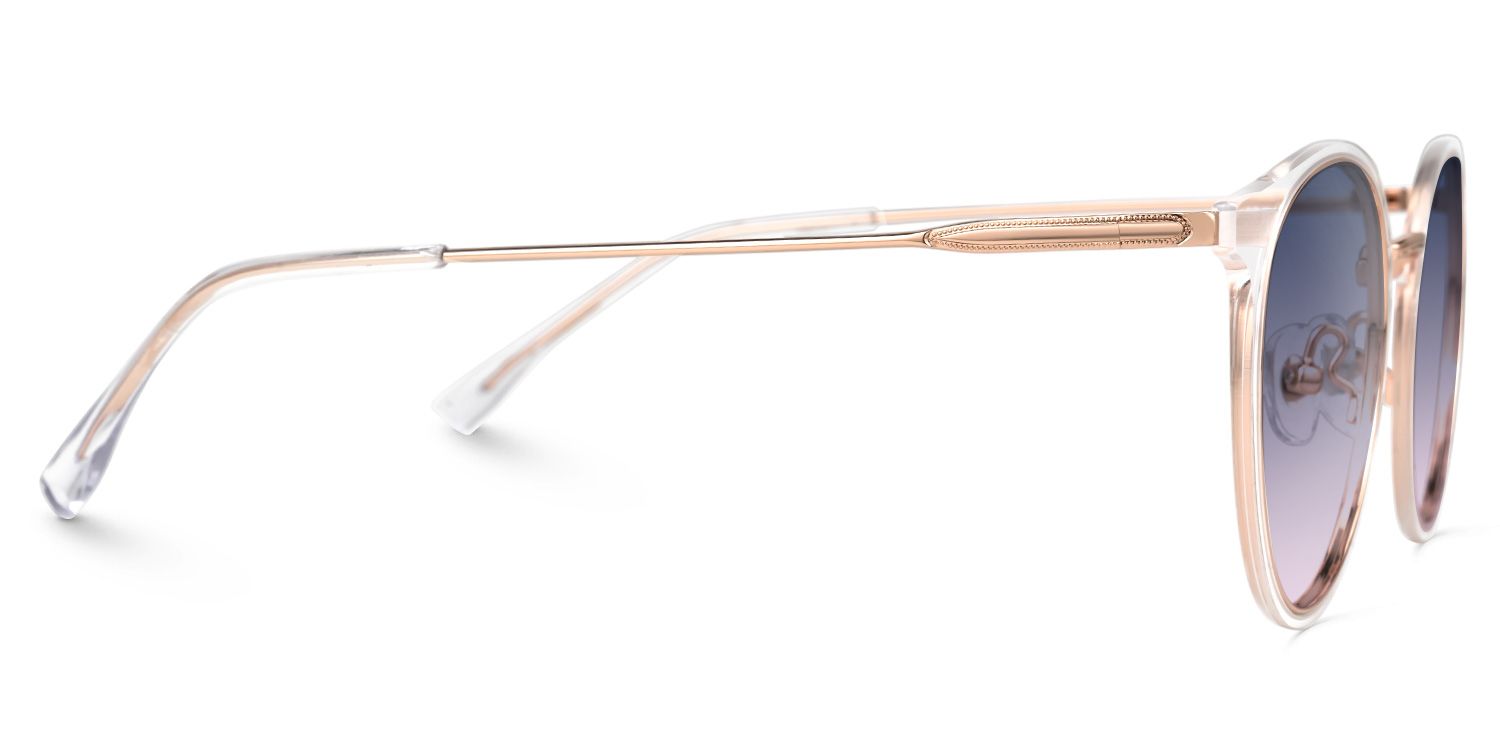 Eady - Round Crystal Sunglasses | Vooglam 4
