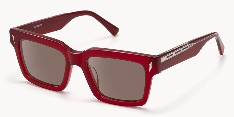 Razor - Rectangle Red Sunglasses