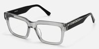 Razor - Rectangle Silver Eyeglasses