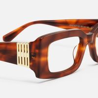 Aurelia - Refined Boho Red Tortoise Glasses | Vooglam Design Details