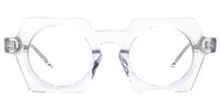 Eliphalet - Geometric Crystal Eyeglasses | Vooglam Angle View