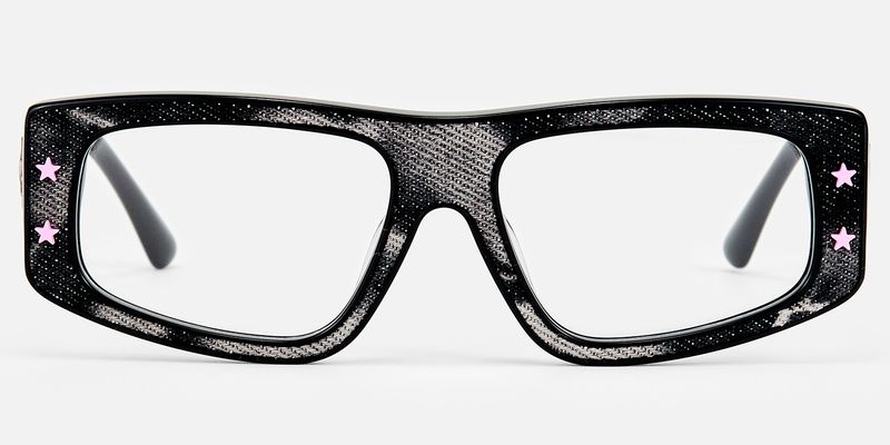 Maeva - Rectangle Black Eyeglasses
