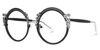 Norene Vintage Round Glasses with Elegant Filigree Design | Vooglam Front View