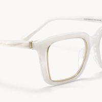 Chaparral - Rectangle White Eyeglasses - 4
