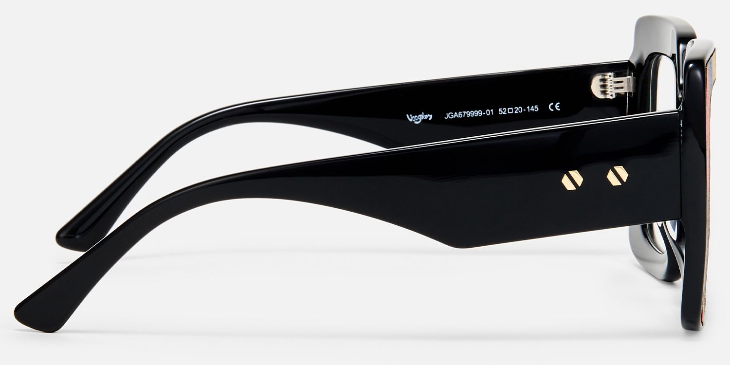 Pacifica - Square Multicolor Eyeglasses | Vooglam Side View