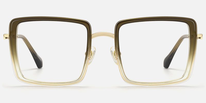 Harmony - Square Brown Eyeglasses