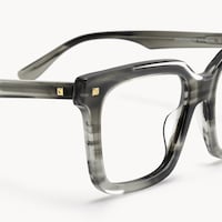 Taffeta - Square Silver Eyeglasses - 6