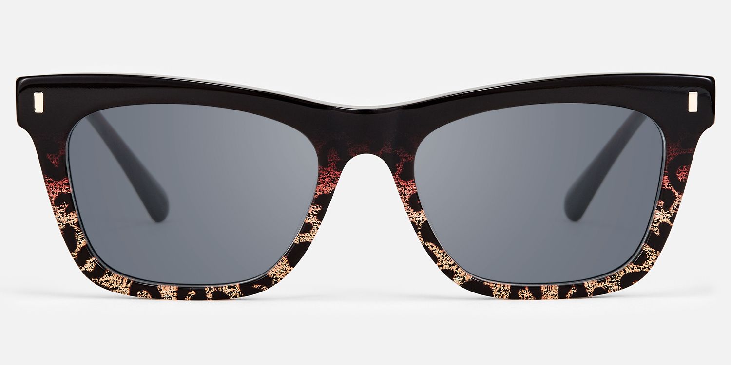 Calico - Distinctive Square Two-tone Eyeglasses | Vooglam