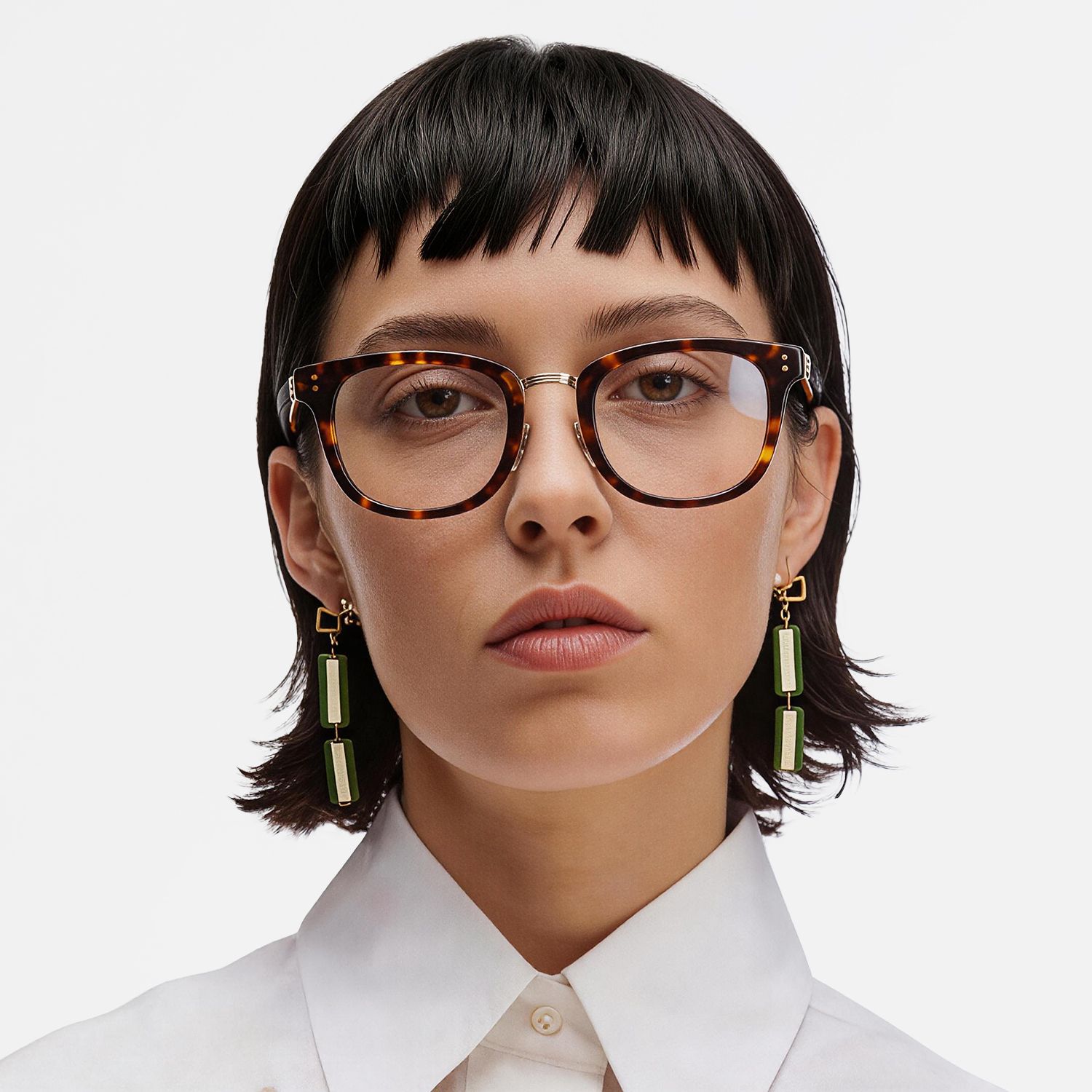 Explore the design story of Silenzio - Square Tortoise Eyeglasses | Vooglam