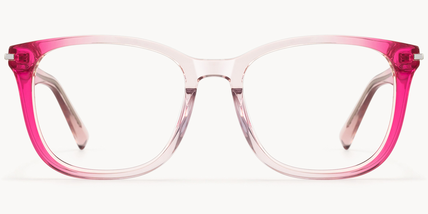 Holo - Square Pink Eyeglasses