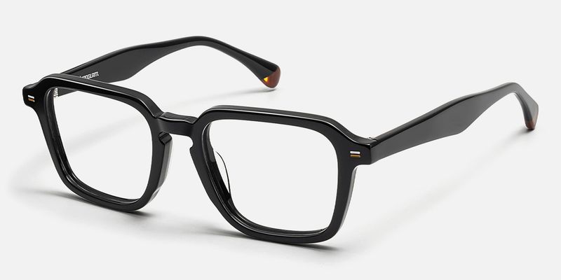 Maven - Square Black Eyeglasses