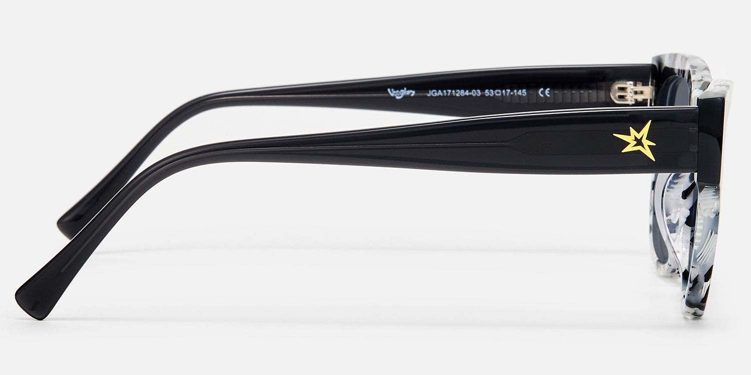 Fusion - Cat Eye Pattern Sunglasses | Vooglam Side View