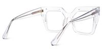 Eduarte - Square Crystal Eyeglasses | Vooglam Side View