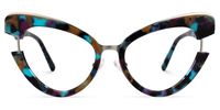 Jazzy - Cat Eye Tortoise Eyeglasses | Vooglam Angle View