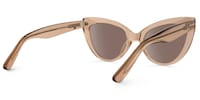 Veromca - Cat Eye Champagne Sunglasses - 3