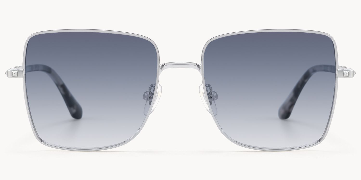 Devereu - Square Silver Sunglasses - 1