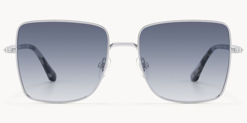 Devereu - Square Silver Sunglasses