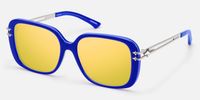 Nova - Square Blue Sunglasses