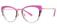 Fauna - Cat Eye Pink Eyeglasses - 2