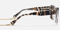 Rosa - Butterfly Pattern Sunglasses | Vooglam Side View
