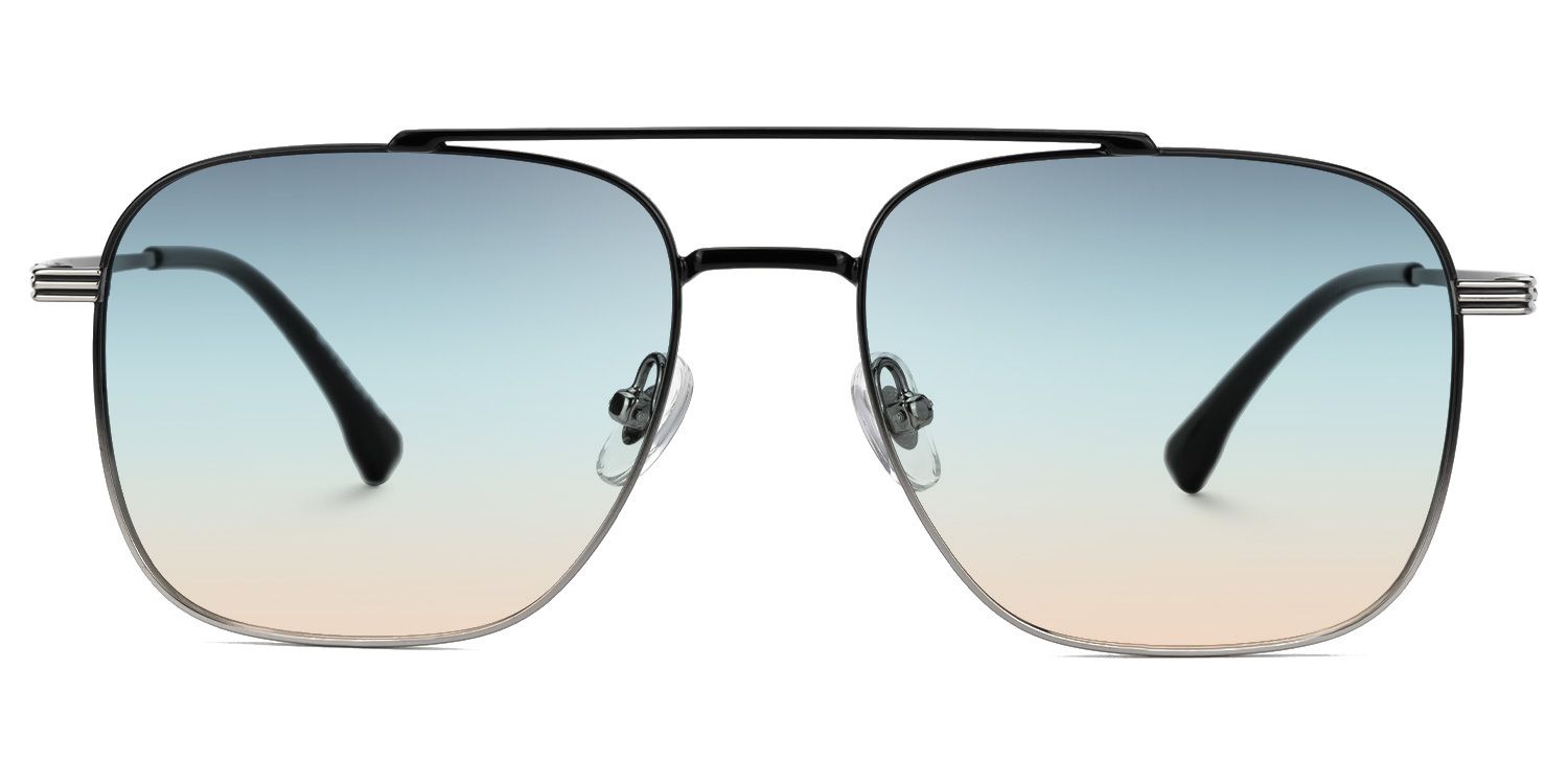 Galileo - Aviator Black Prescription Sunglasses | Vooglam Angle View