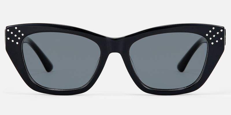 Starlina - Rectangle Black Sunglasses