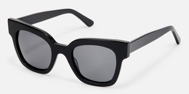 Vanguard - Square Black Sunglasses