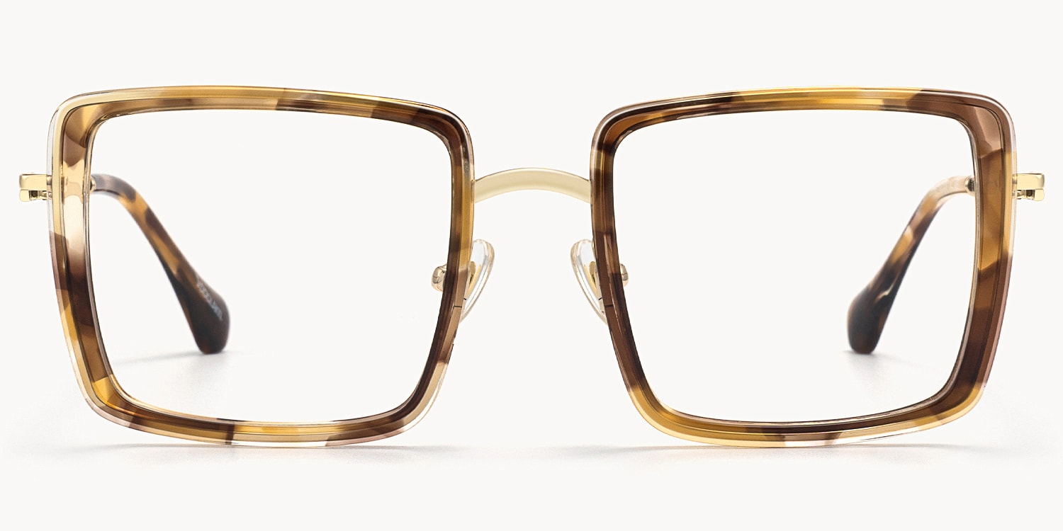 Harmony - Square Tortoise Eyeglasses - 1