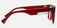 Stiletto - Transparent Red Sword Glasses | Vooglam Side View