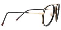 Farley - Aviator Black Eyeglasses | Vooglam 