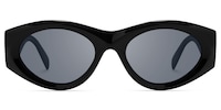 Aura - Cat Eye Black Sunglasses - 1
