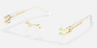 Aurum - Rectangle Gold Eyeglasses