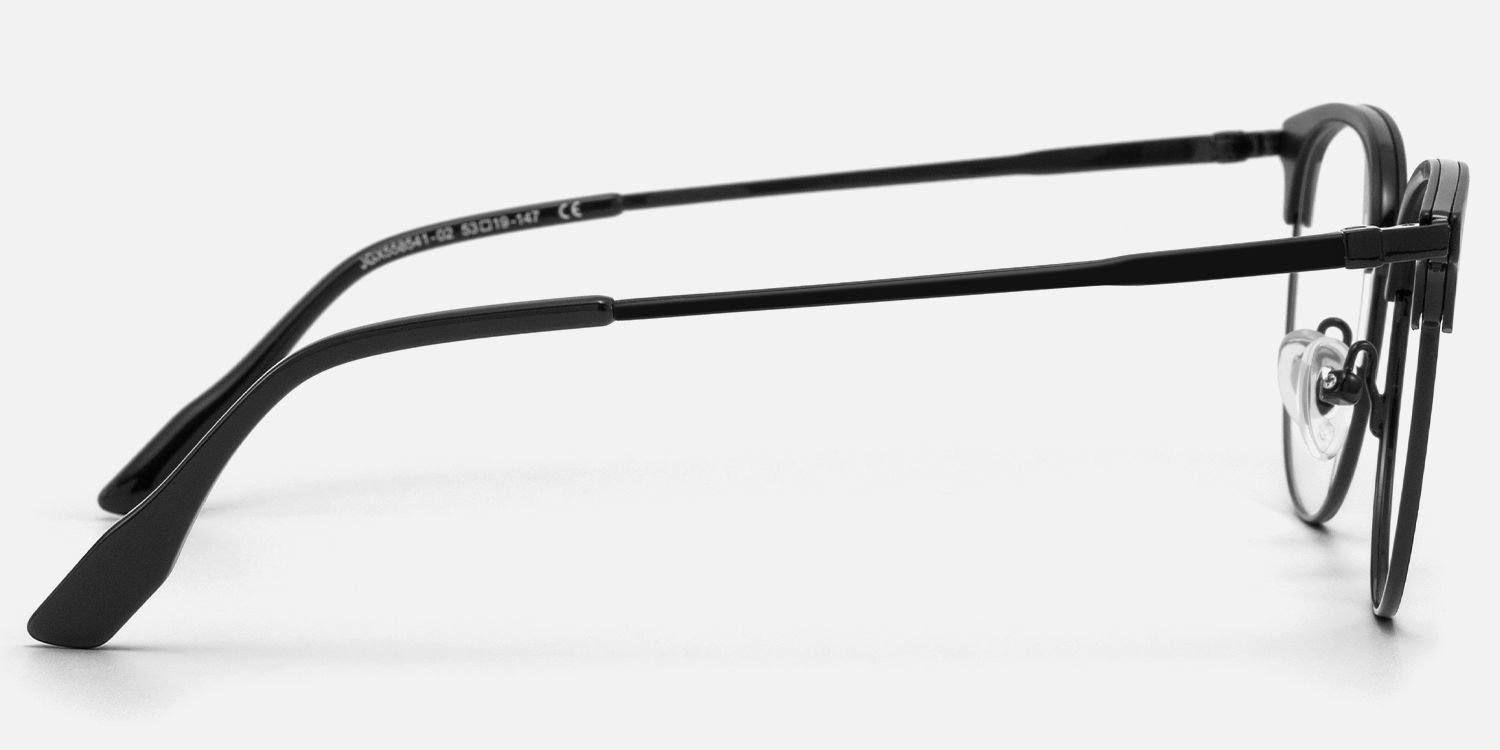 Grace - Round Black Eyeglasses product detail 3